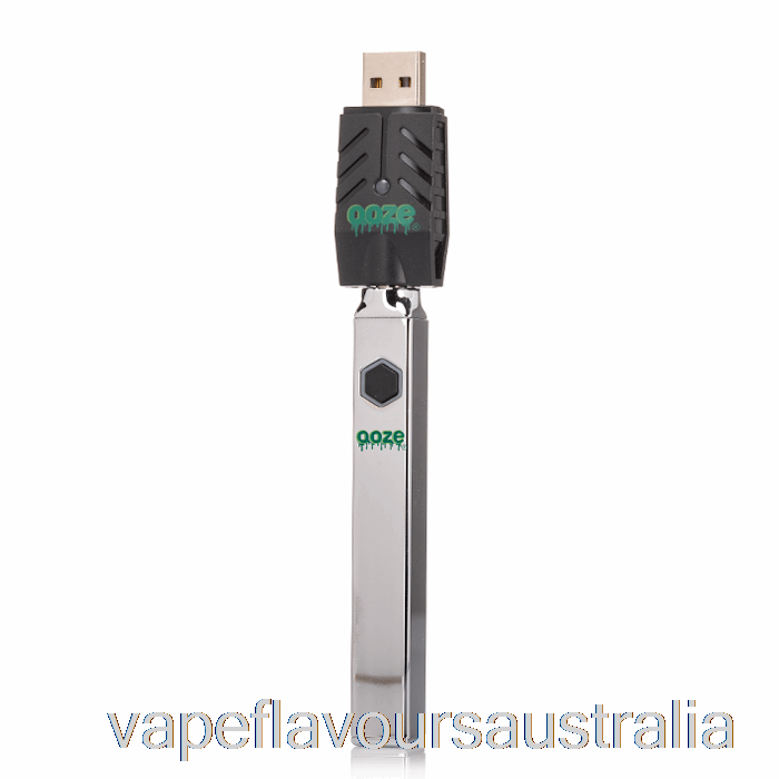 Vape Flavours Australia Ooze Quad Flex Temp 500mAh Battery Chrome